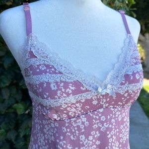 Laura Ashley Pastel Purple Slip Dress